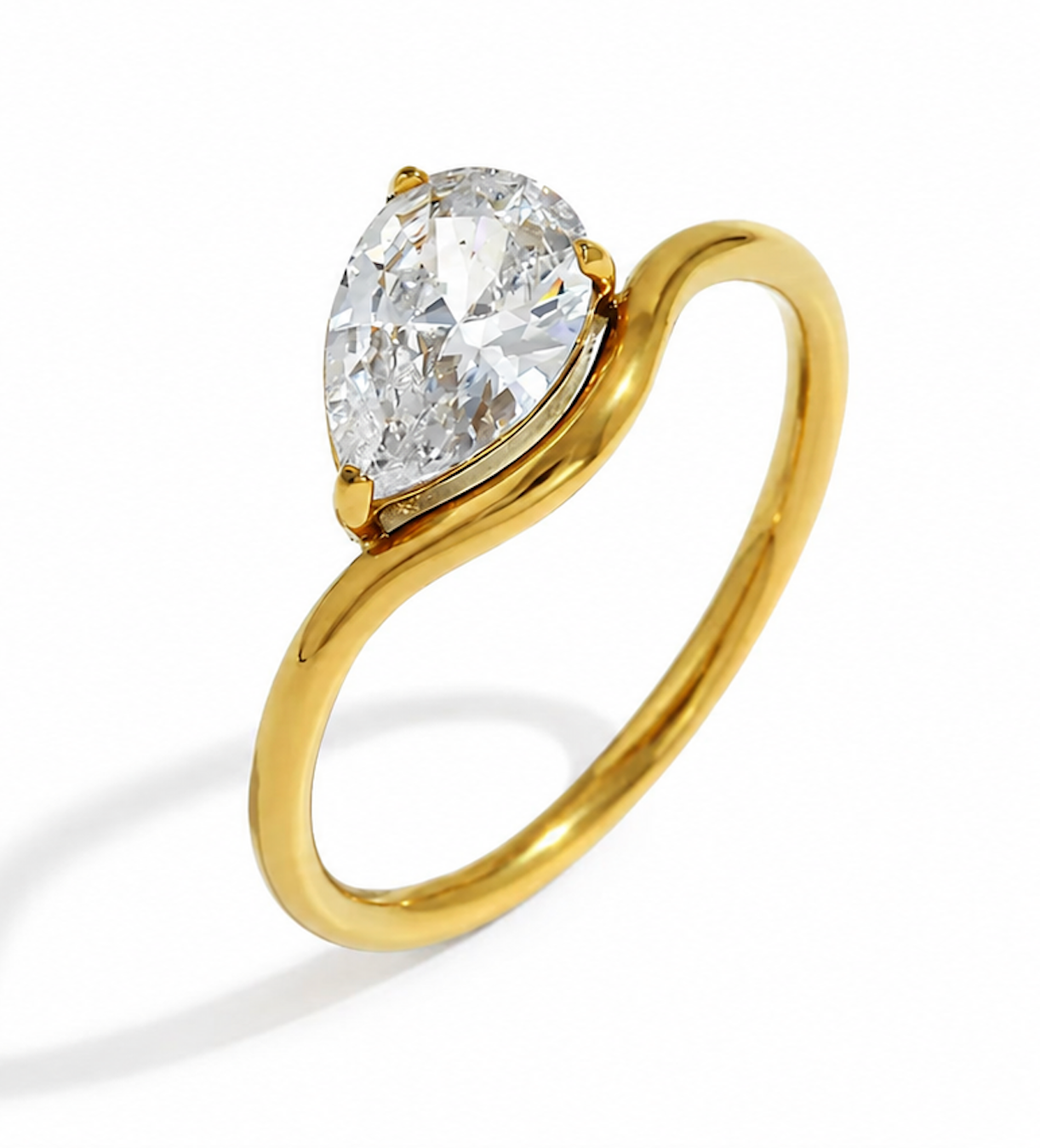 TEAR DROP RING